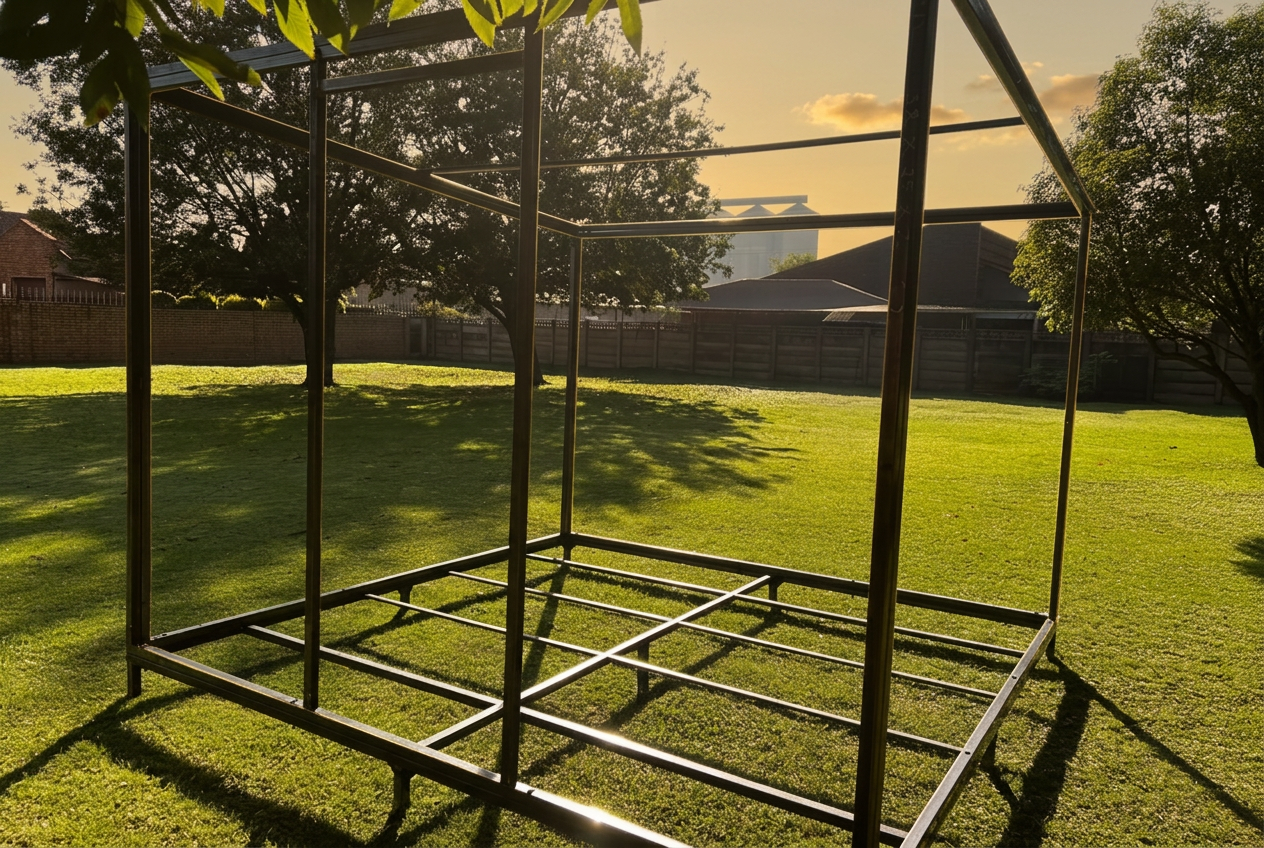 KDS Storage Box — Bare steel frame assembled