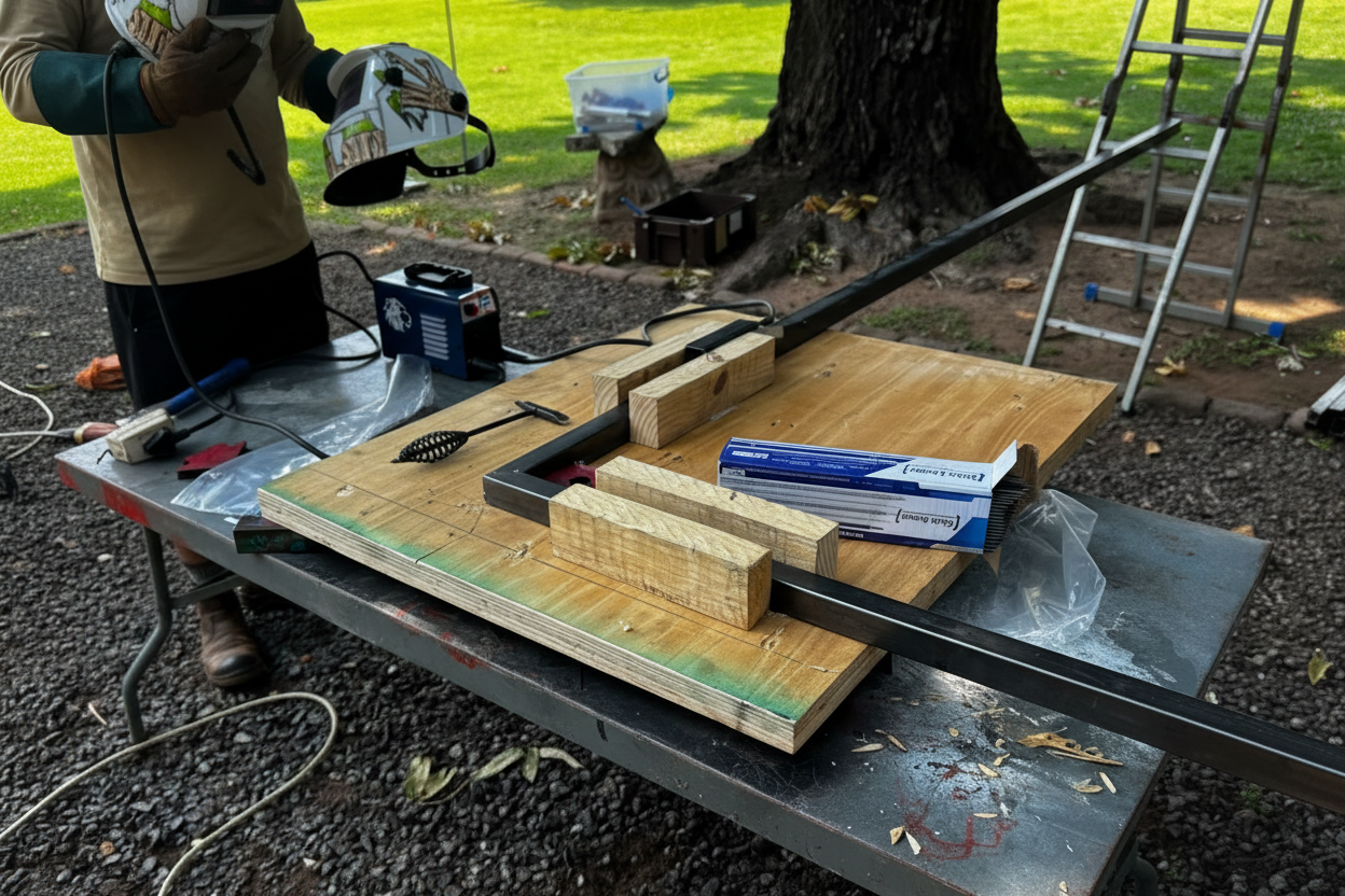 KDS Storage Box — Frame welding and jig setup