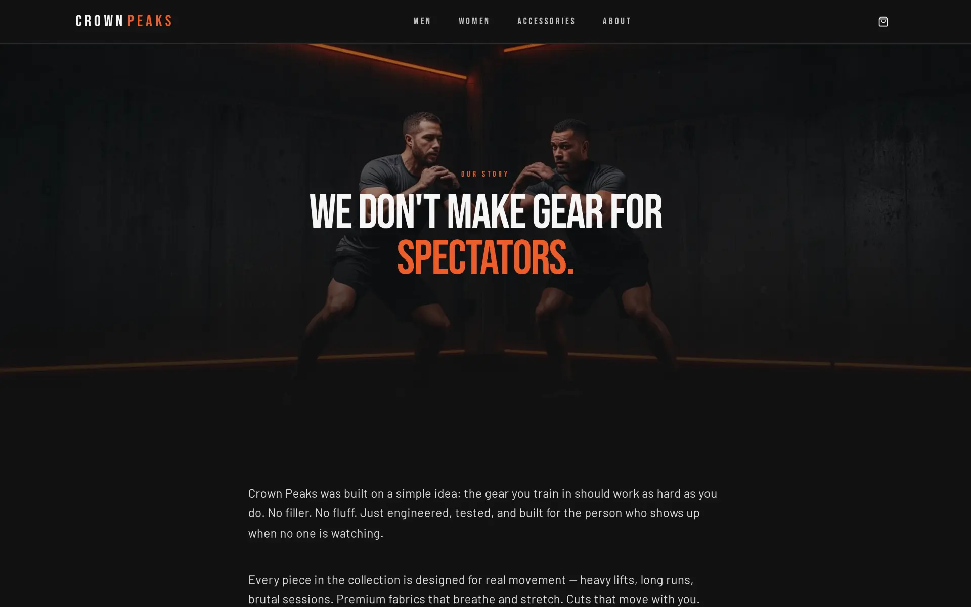 Crown Peaks — About — brand story